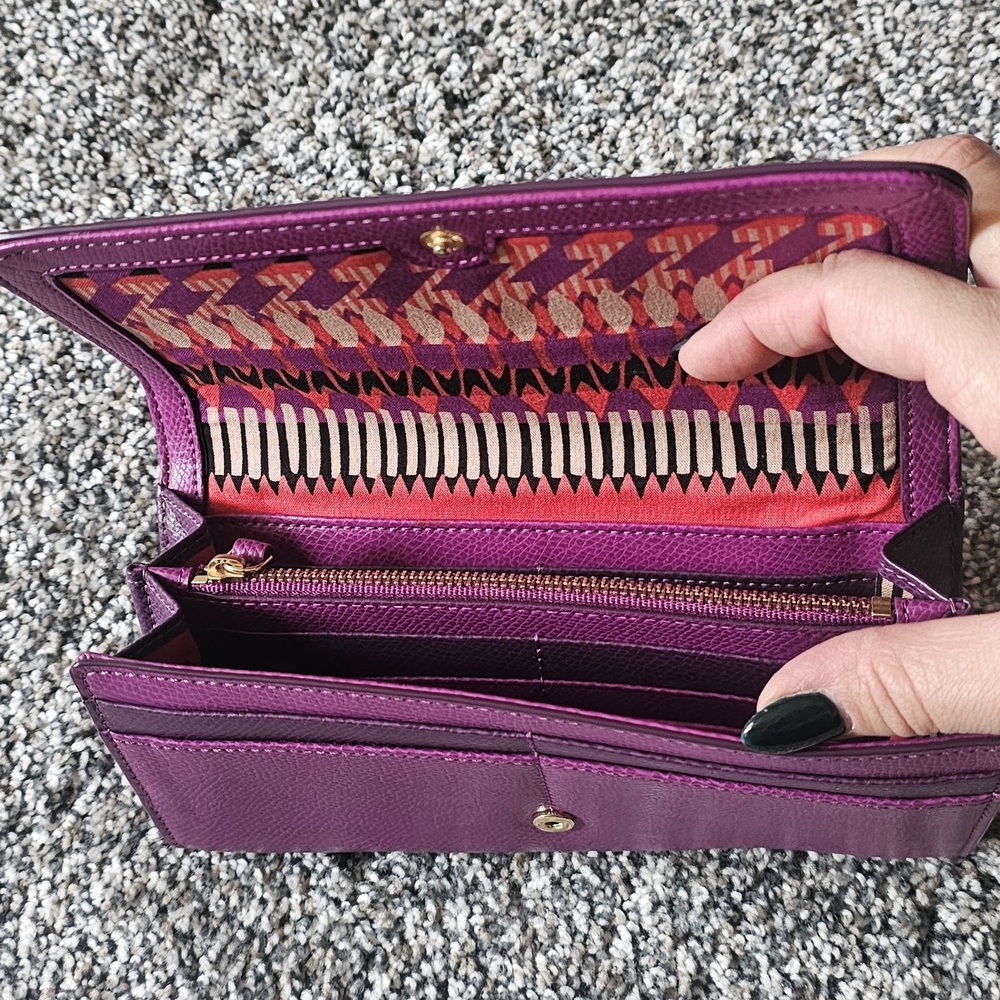 Vera Bradley Vibrant Purple Wallet